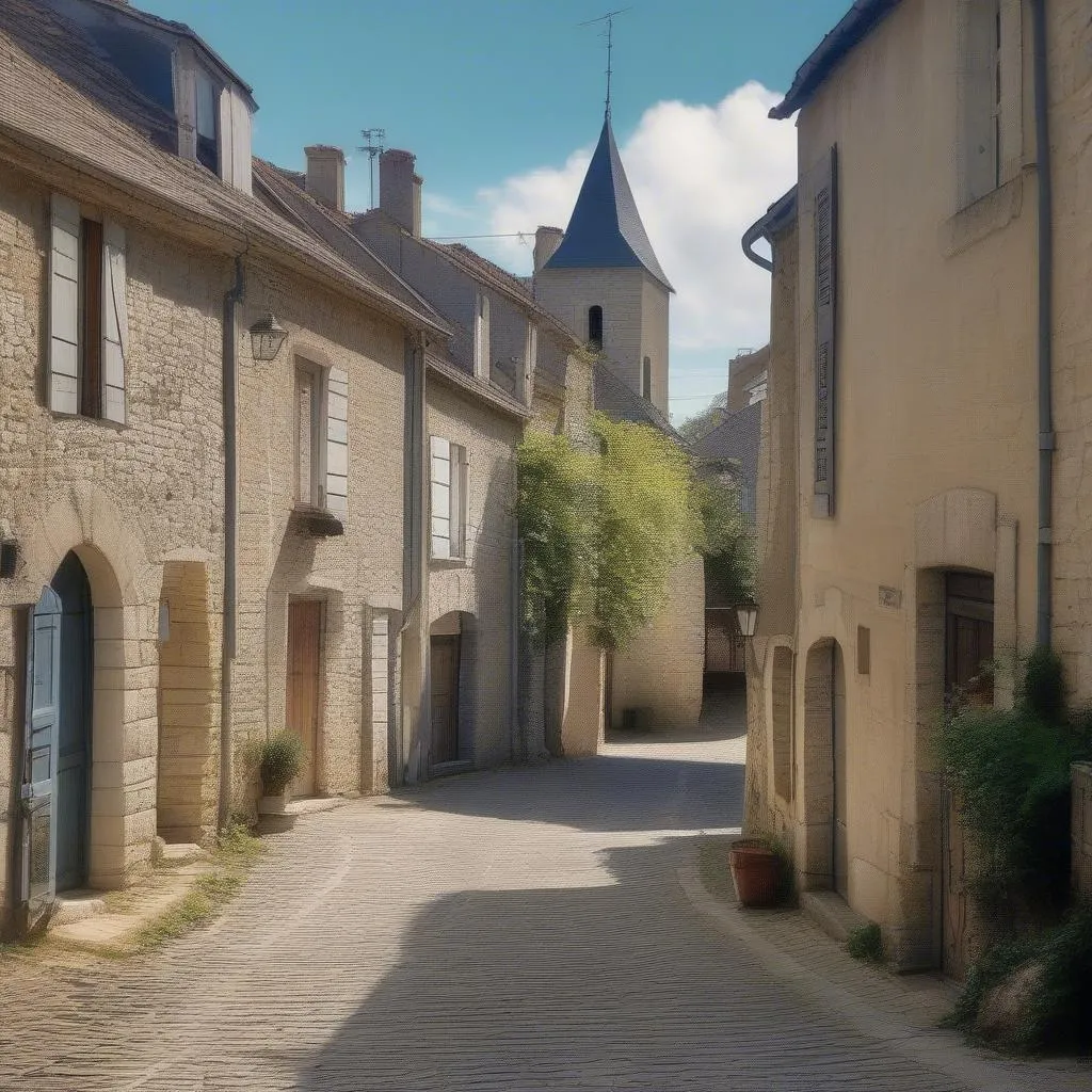 Un village pittoresque à Saint Laurent des Autels