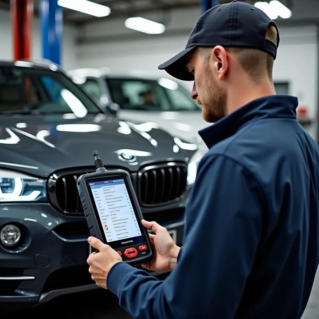 Diagnostic d'une BMW X5 avec un scanner Autel