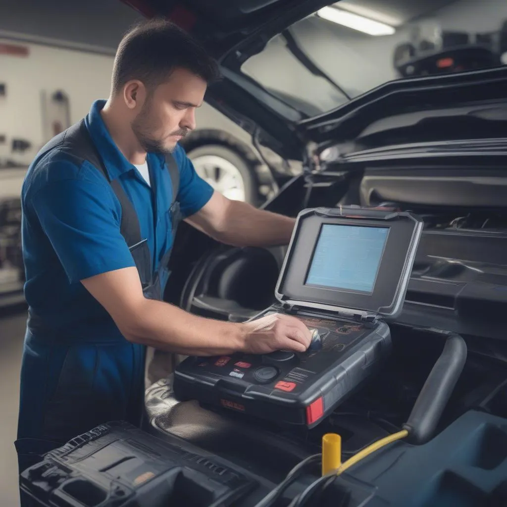 Scanner Autel pour la peinture automobile à Saint-Sépulcre Le Brun