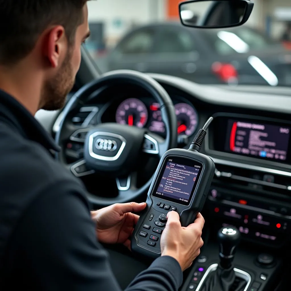 Diagnostic Audi A4 avec un scanner professionnel à Lyon