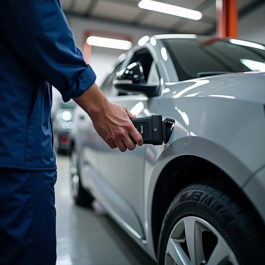 Scanner OBD Connecté à une Voiture