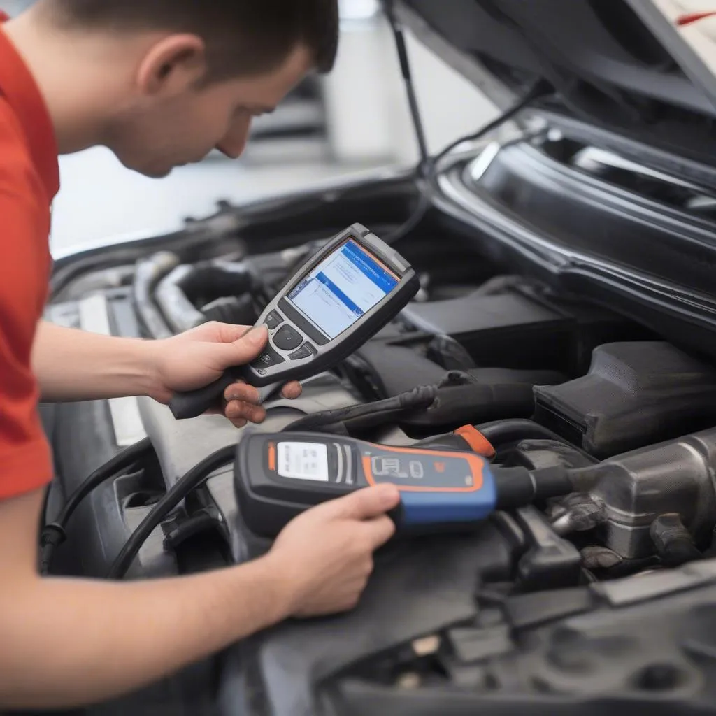 Diagnostic d'un code d'erreur sur une Audi A4 avec l'Actron PocketScan Plus