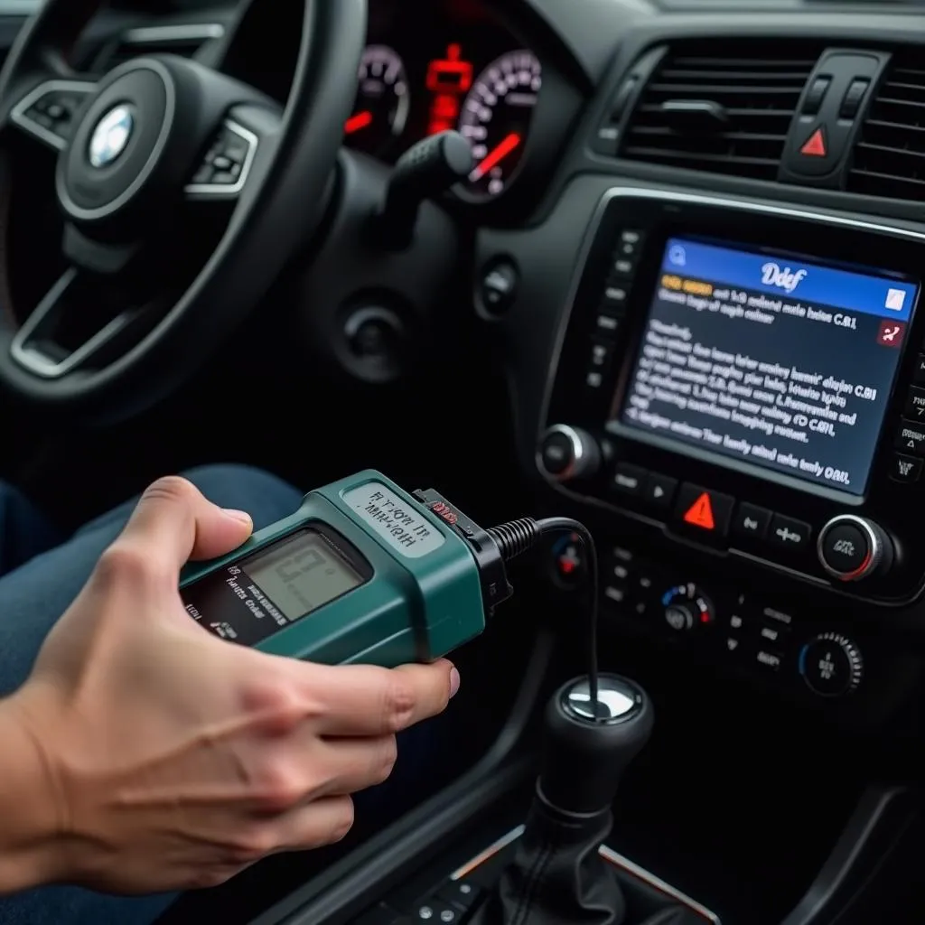 Scanner OBD-II pour diagnostiquer le voyant &quot;Def&quot;