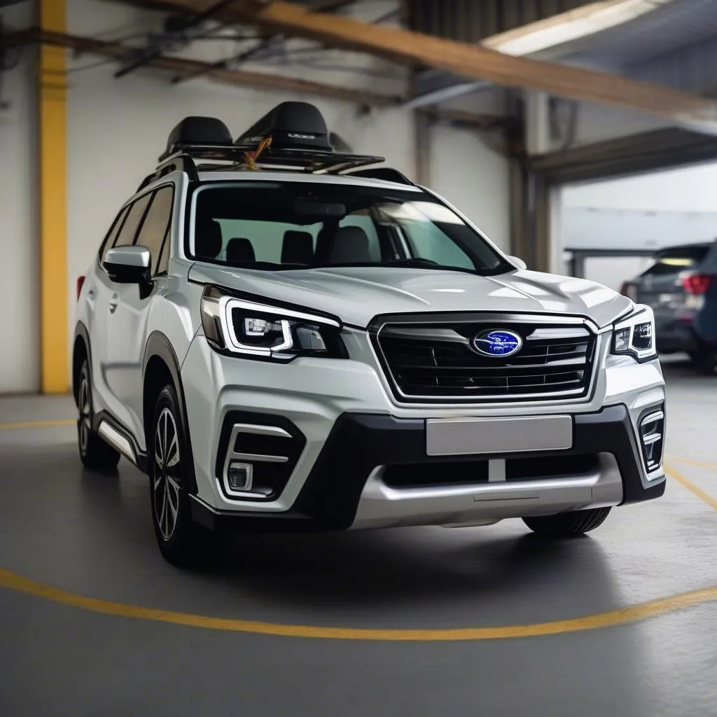 Scanner OBD connecté à une Subaru Forester 2021