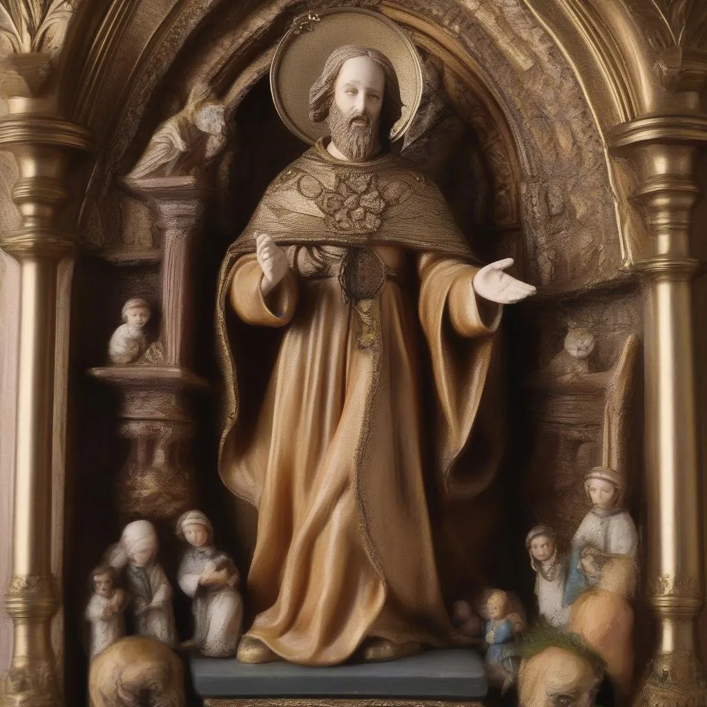 Sculpture de retable