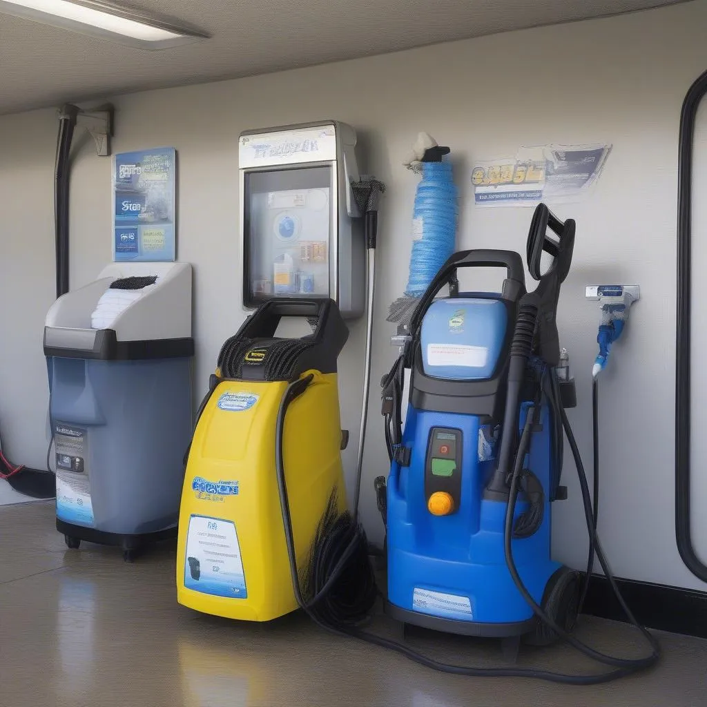 Self-service car wash equipment