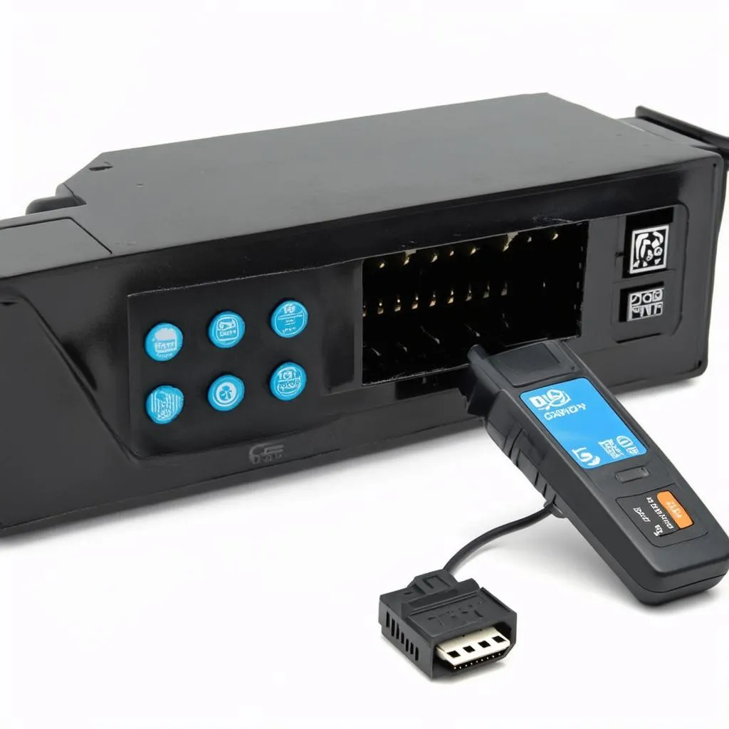 Port OBD sur un semi-remorque