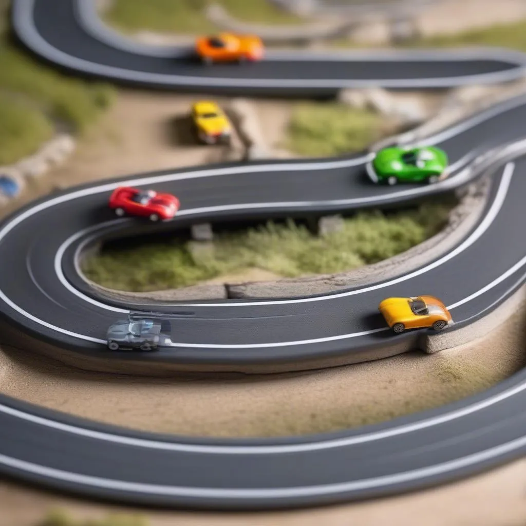 Slot car track