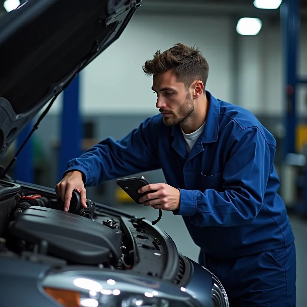 Diagnostic des soins primaires de la voiture