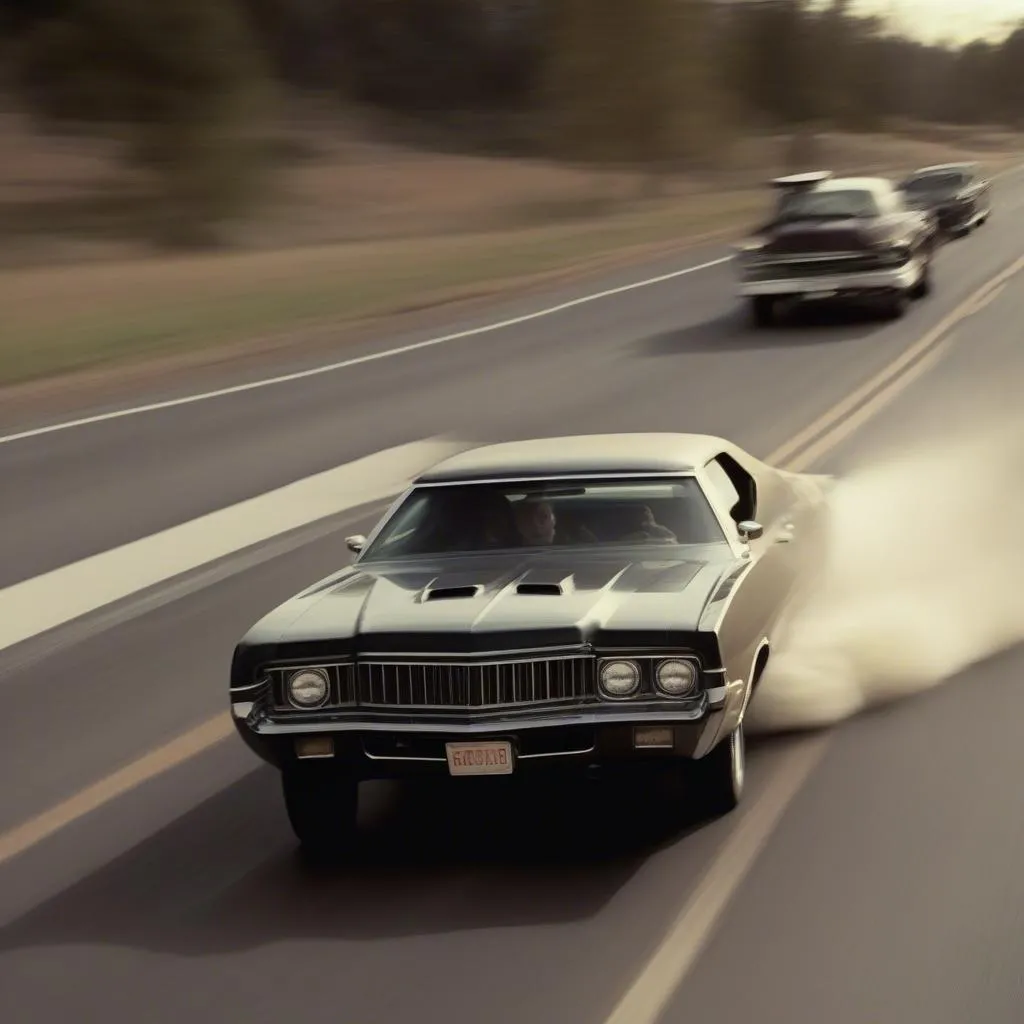 Ford Gran Torino chase