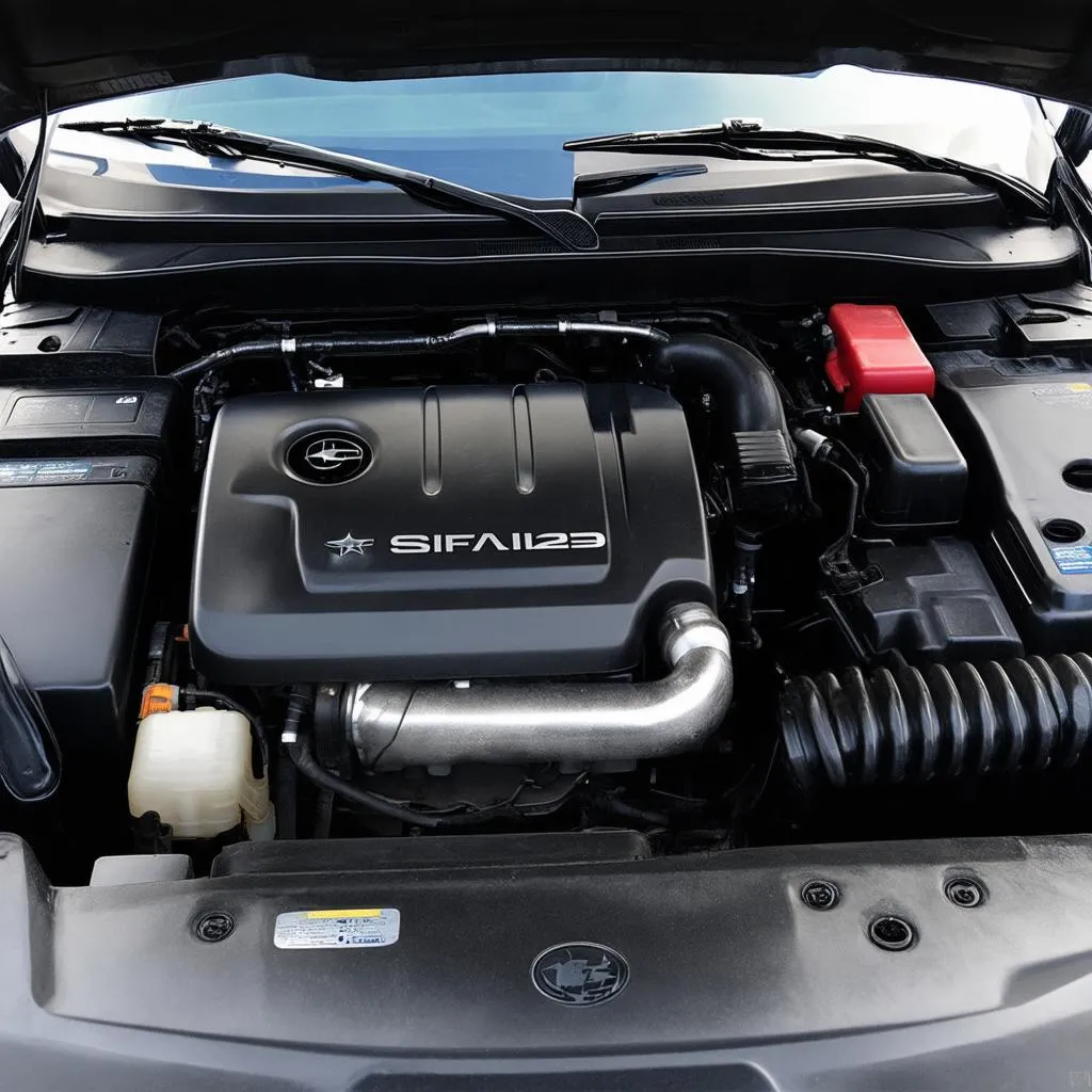 Subaru Tribeca 2007 engine bay