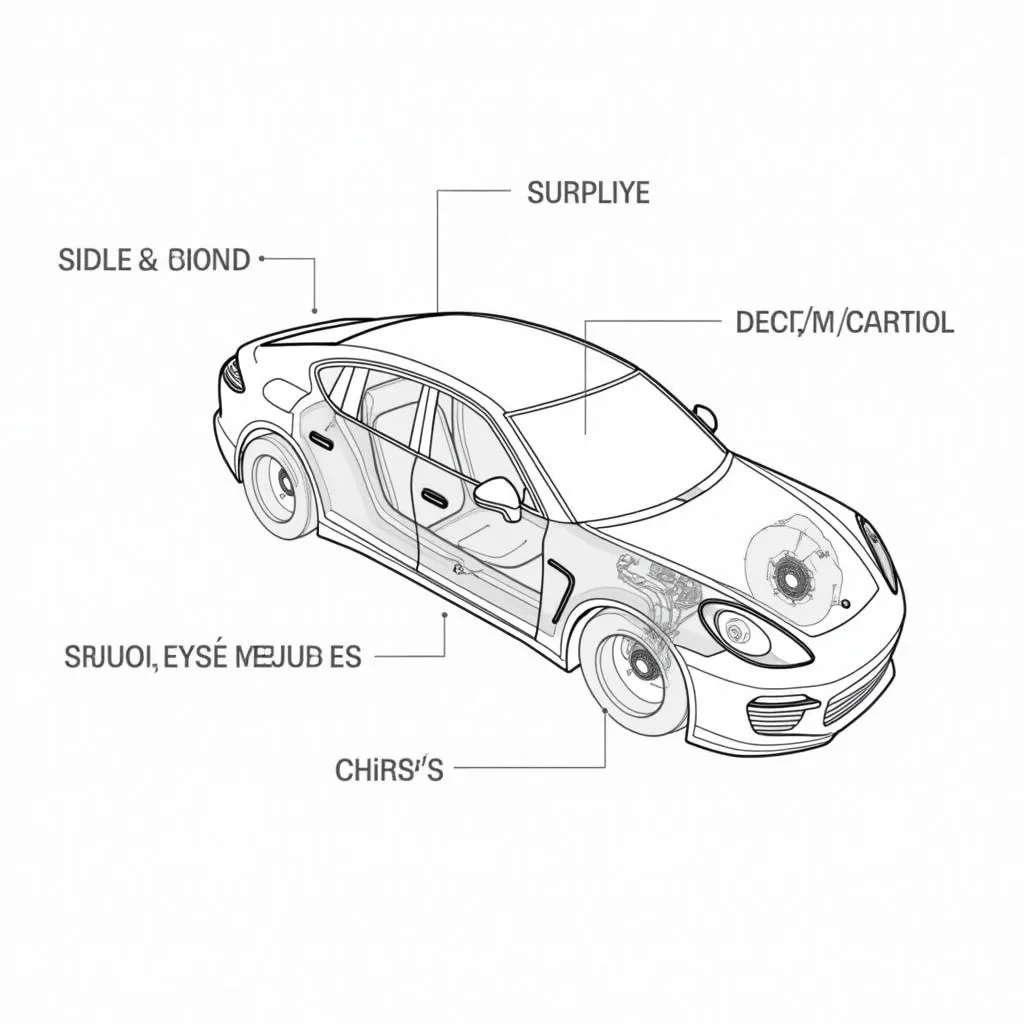 Composants du Système de Châssis Porsche Panamera