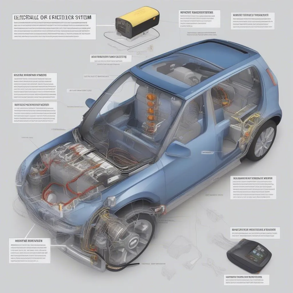 Le système électrique d'une voiture flexible