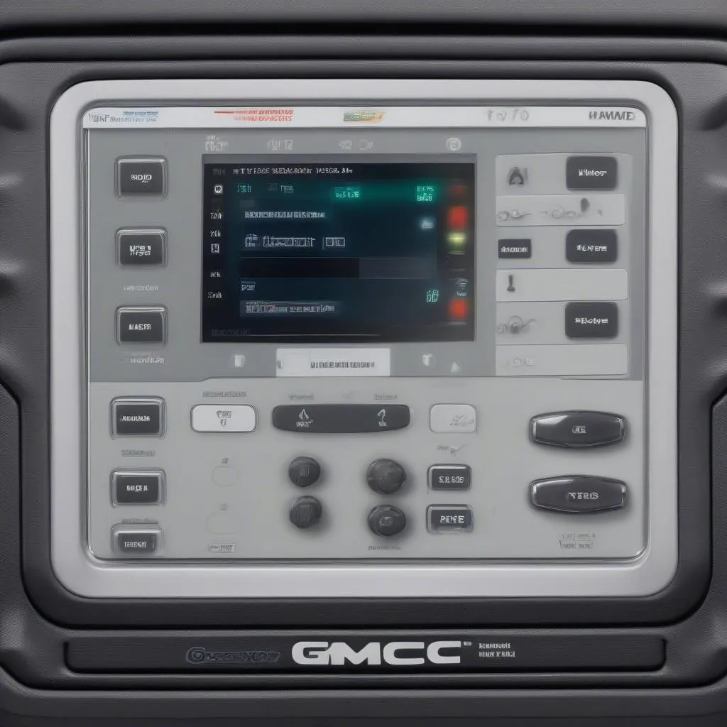 Interface du T7500 GMC