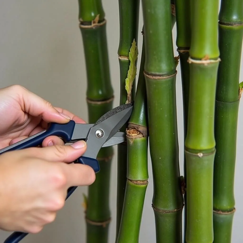 Taille d'un Lucky Bamboo pour une croissance saine