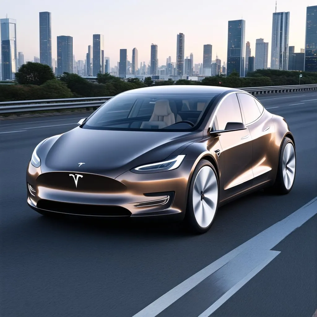 Concept de voitures électriques du futur de Tesla