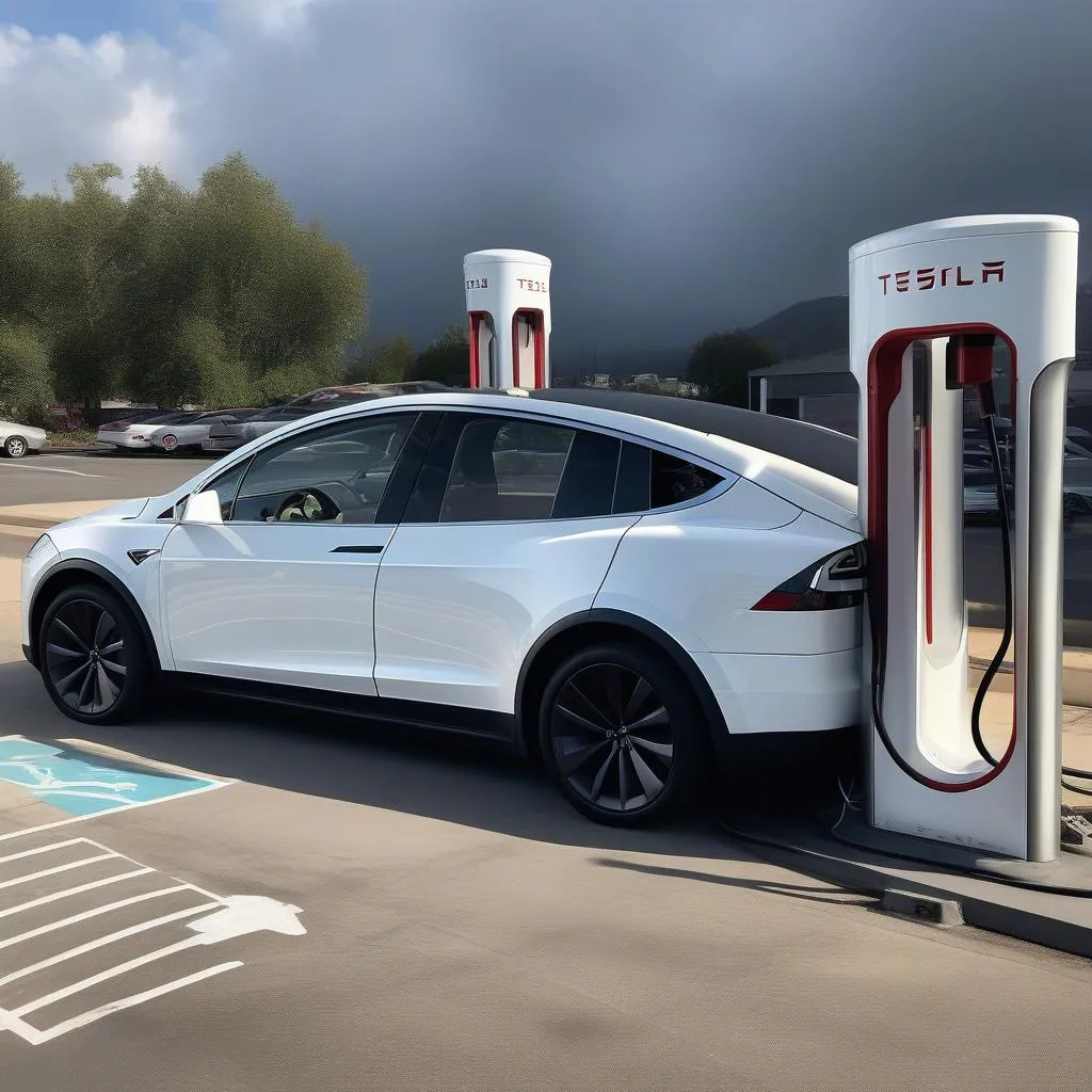 Tesla Model X Charging