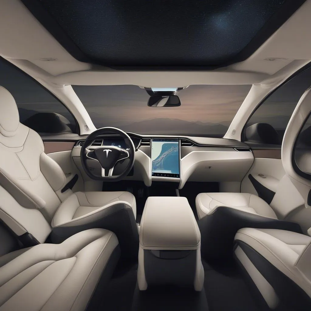 Tesla Model X Interior