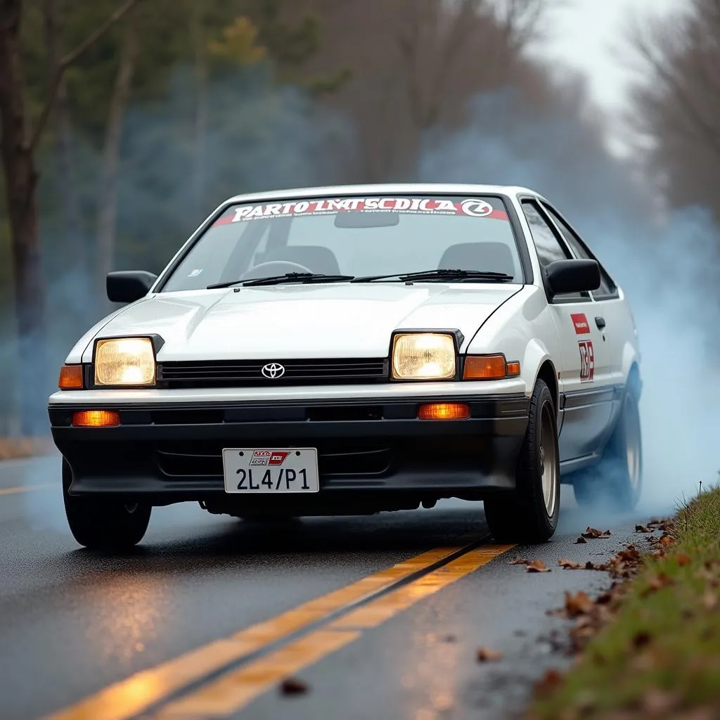 La Toyota AE86, la voiture emblématique d'Initial D