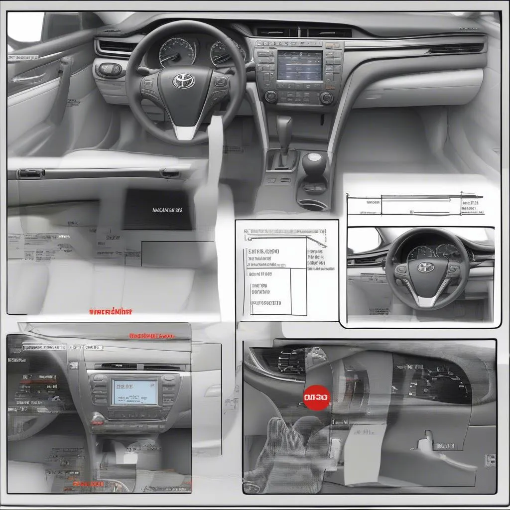 Tableau de bord Toyota Camry