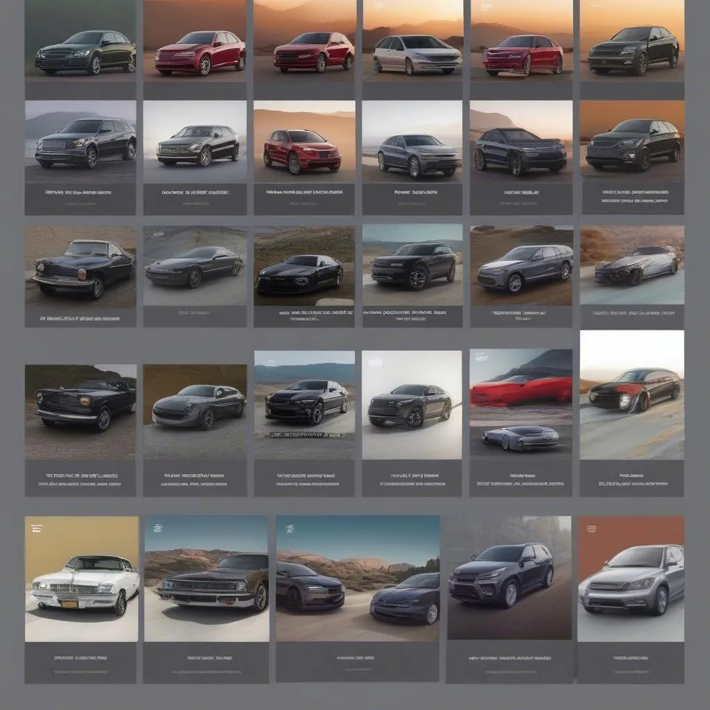 Turo car rental variety