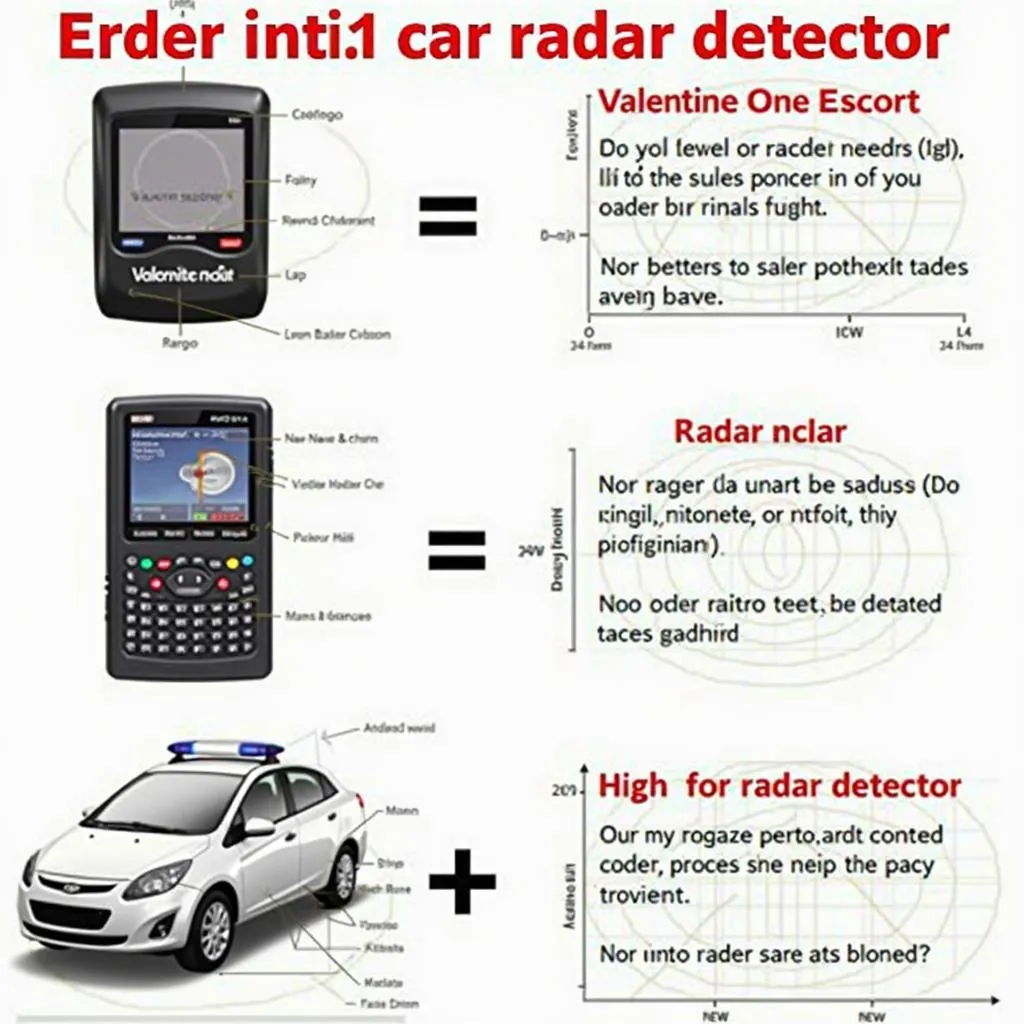 Différents types de radars de voiture et leurs performances