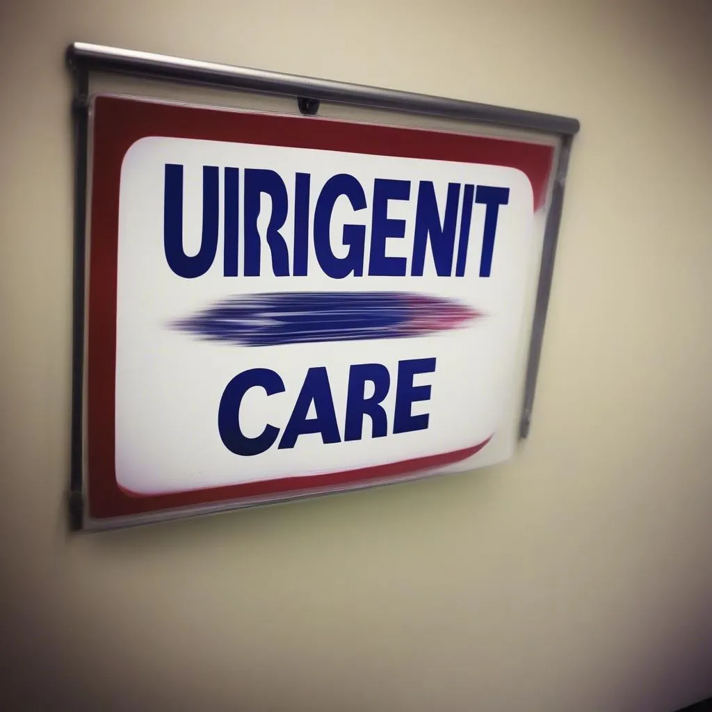 Urgent Care Sign