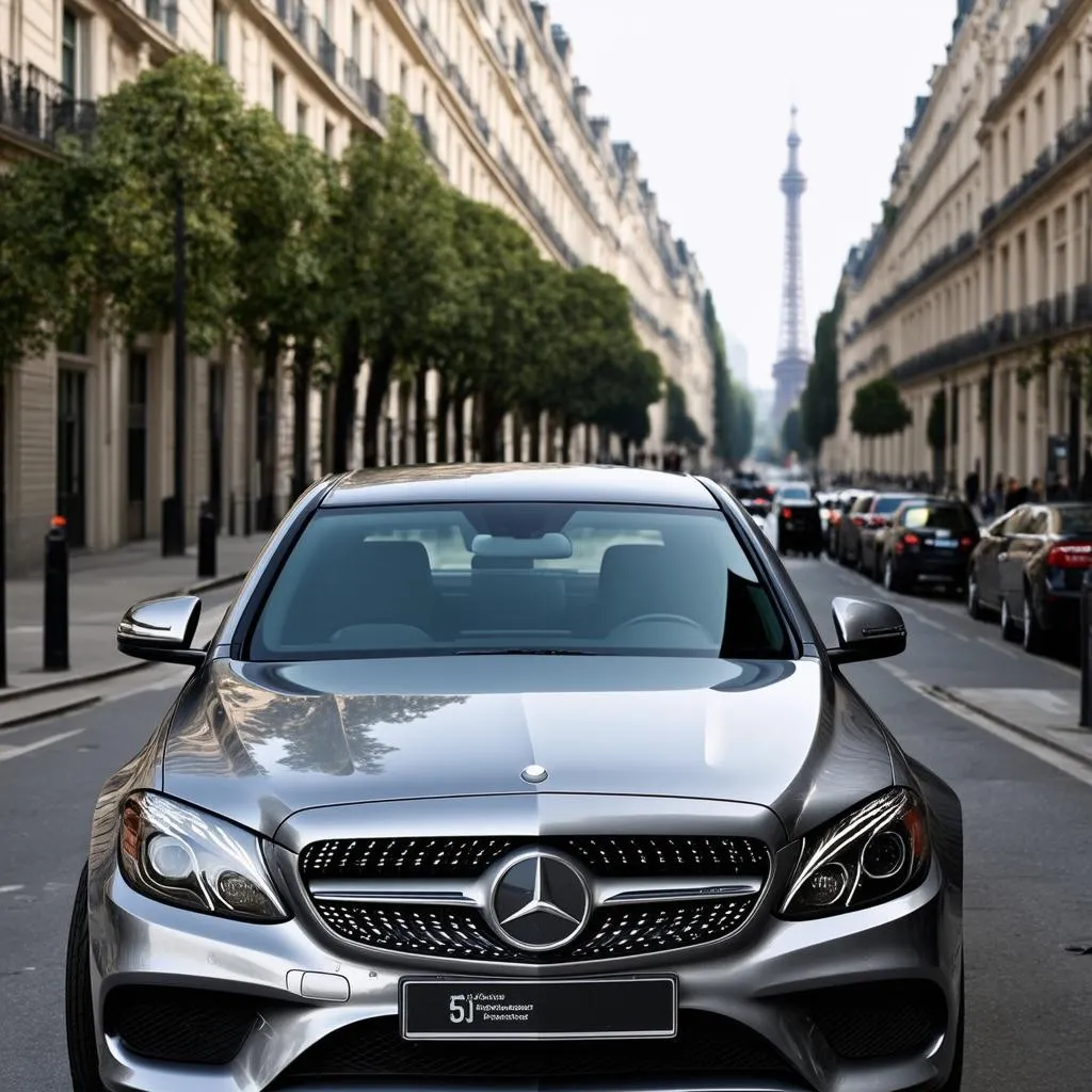 Voiture avec vitres teintées