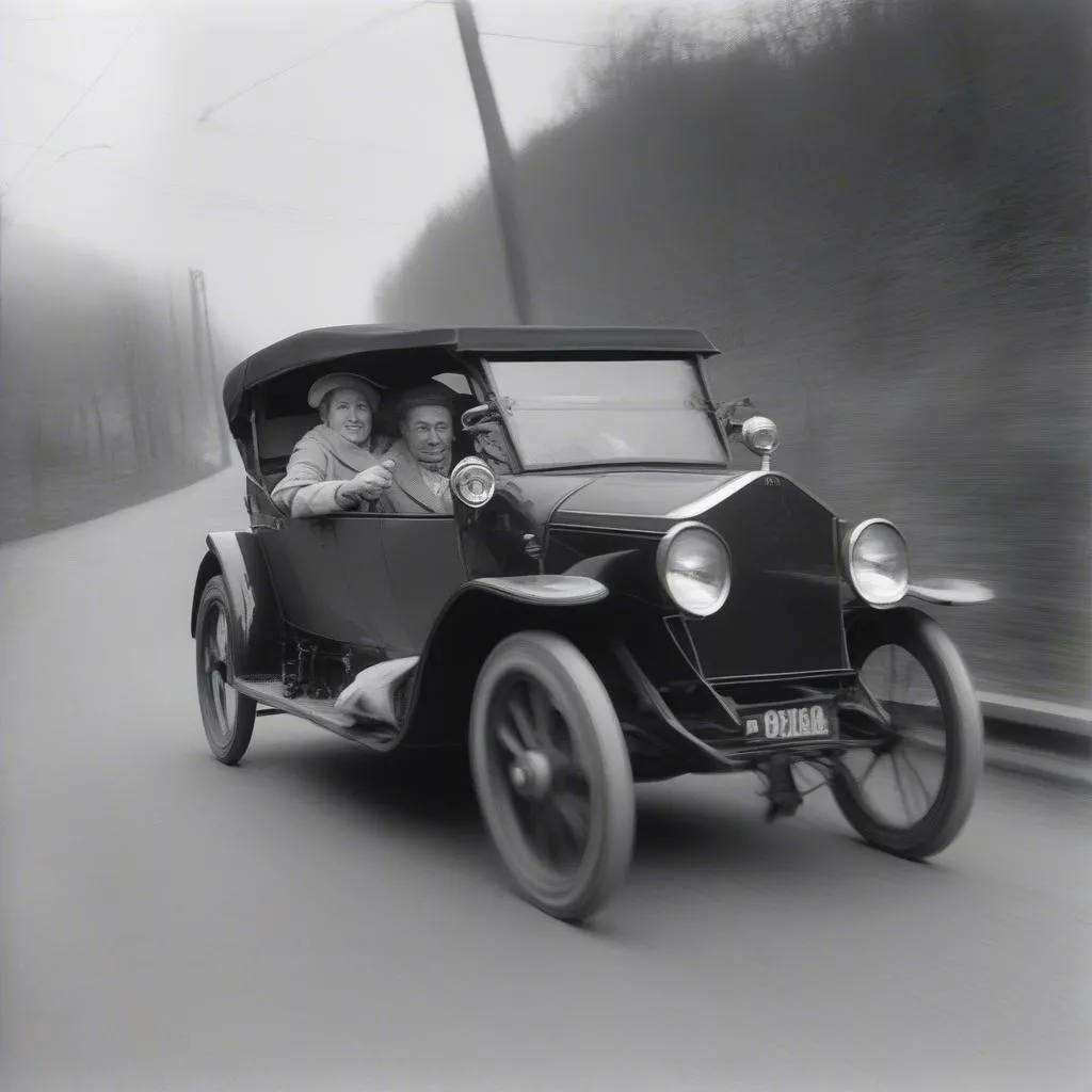 Voiture électrique ancienne