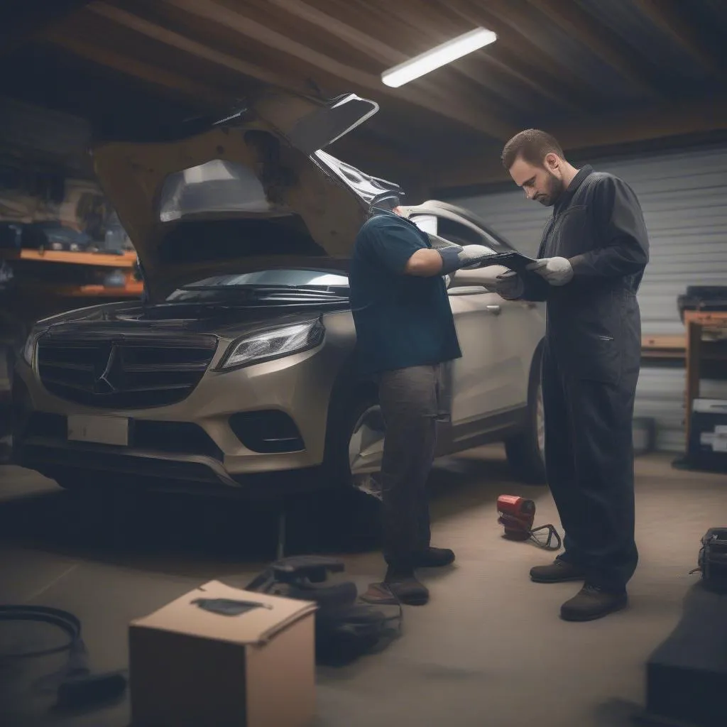 Atelier de réparation automobile