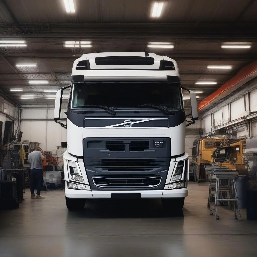 Entretien du camion Volvo