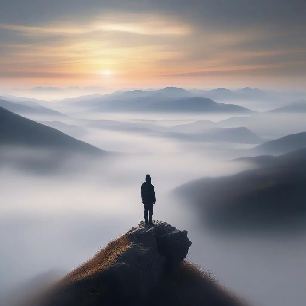 Friedrich's Wanderer Above the Sea of Fog