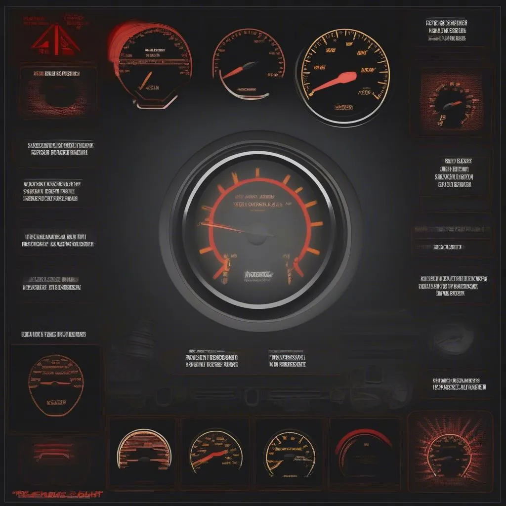 Voyant moteur allumé sur le tableau de bord d’une voiture