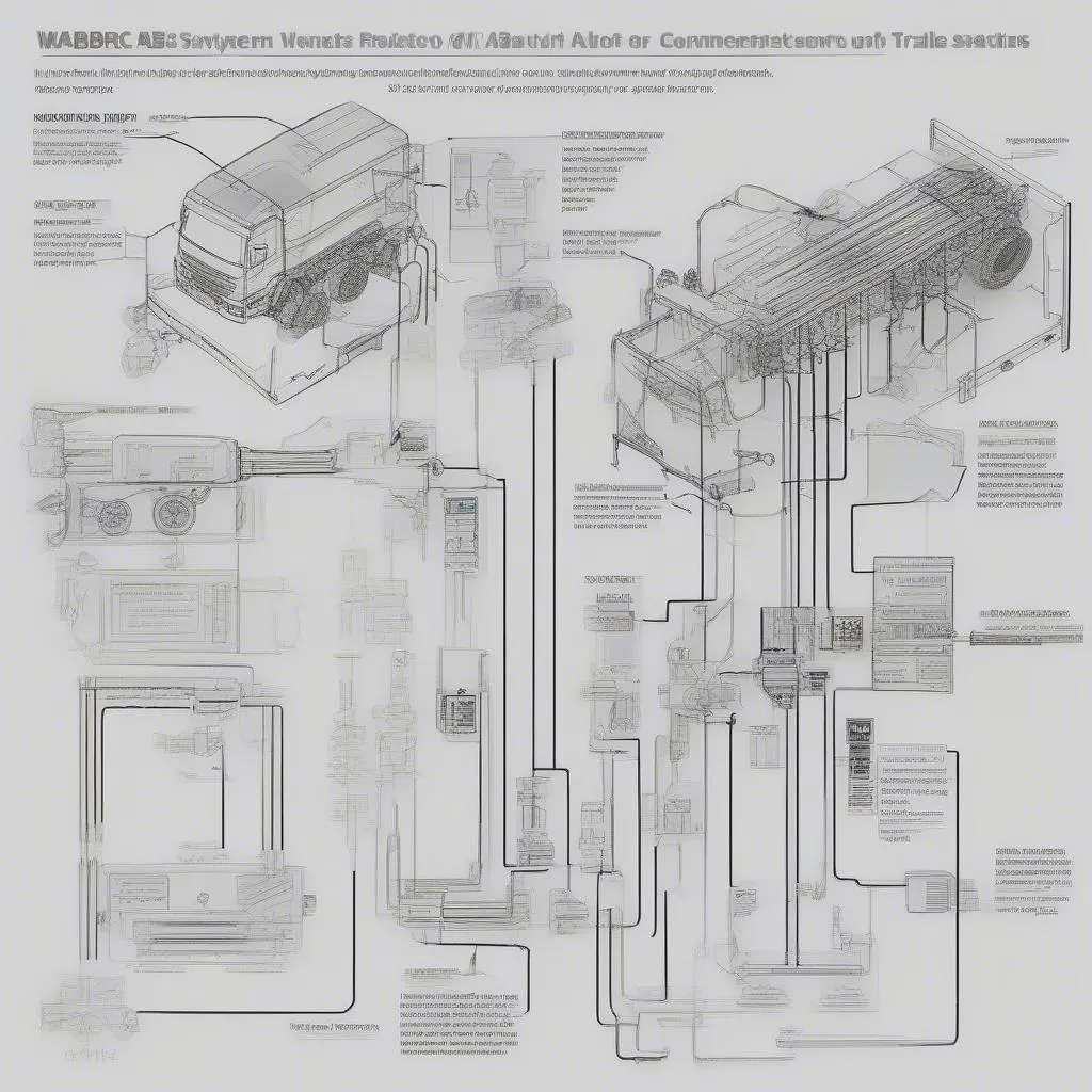 Schéma de câblage WABCO ABS pour une remorque