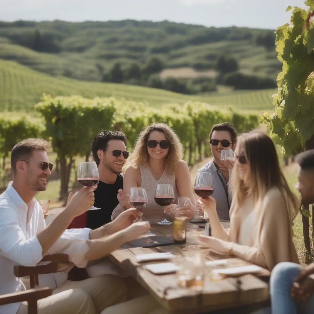 Dégustation de vins