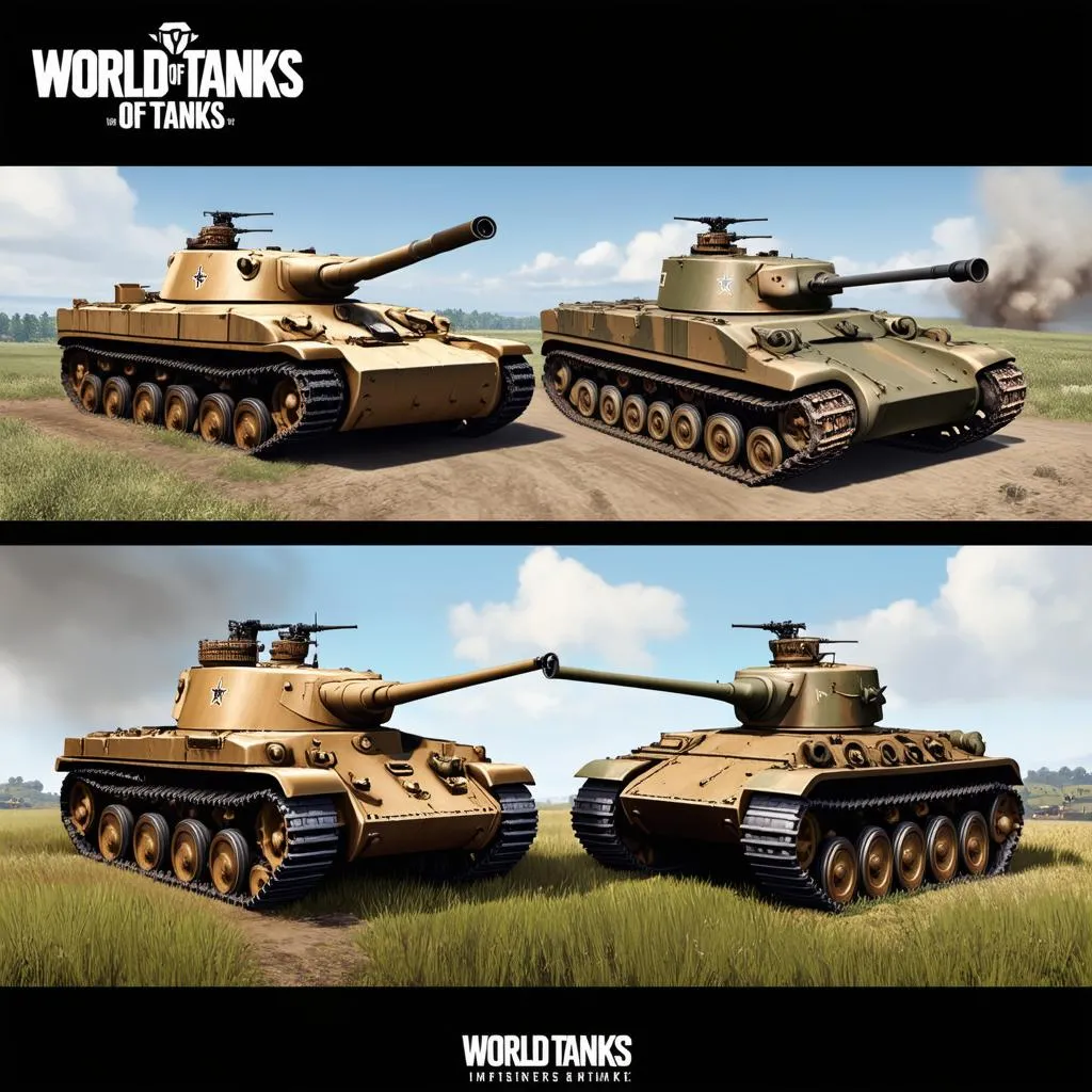 Comparaison de chars World of Tanks