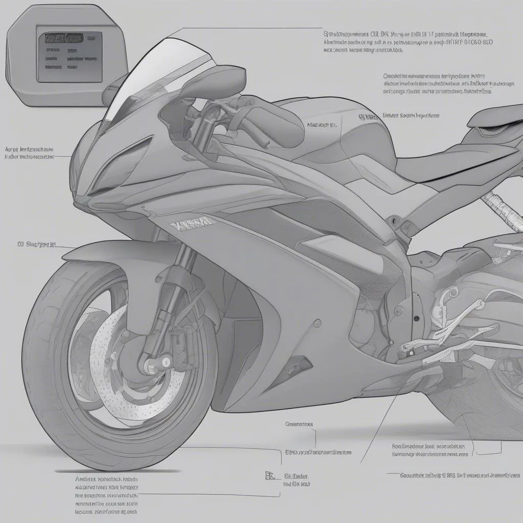 Yamaha R15 OBD Port Location in Manual