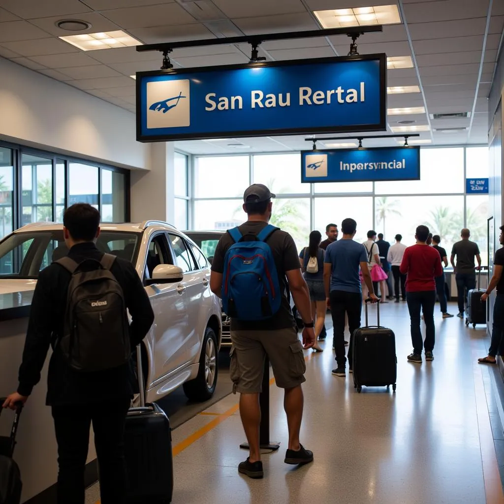 Agence de location de voiture à l'aéroport de San Juan