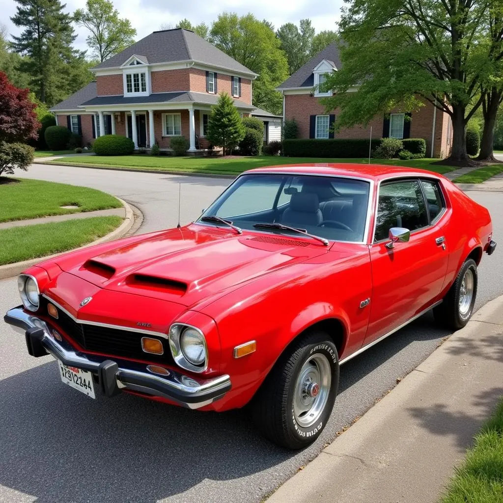 Modèle AMC Gremlin X en Rouge