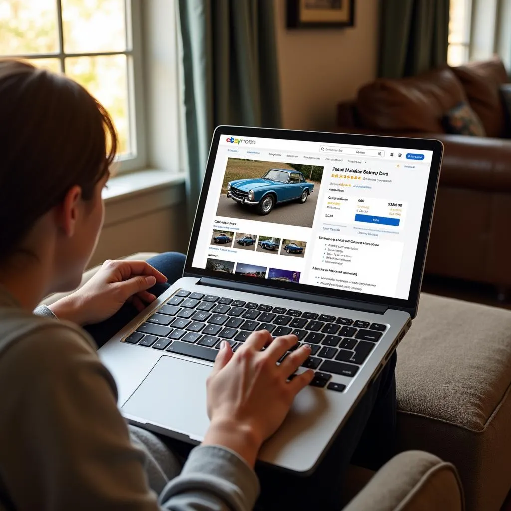 Analyse d'une annonce de voiture de collection sur eBay Motors