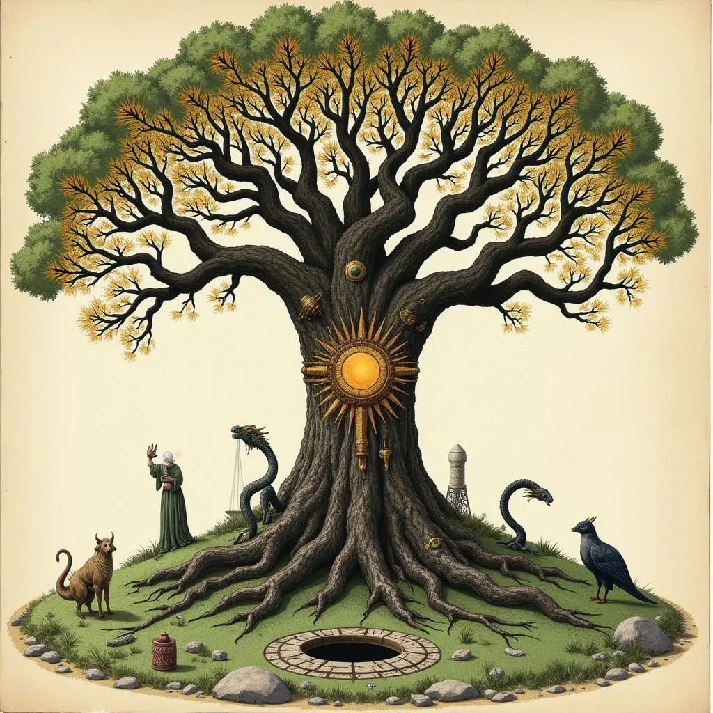 L'Arbre Monde Yggdrasil