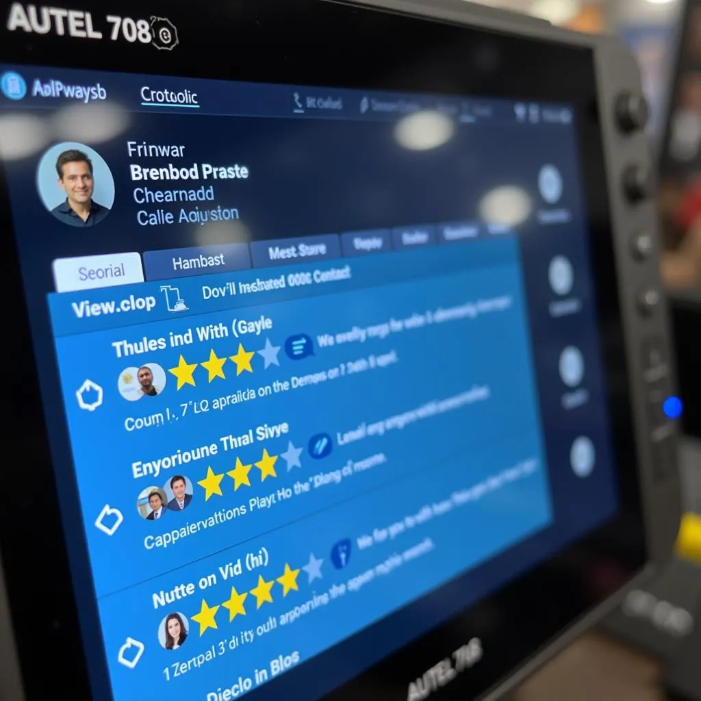 Avis utilisateur Autel 708