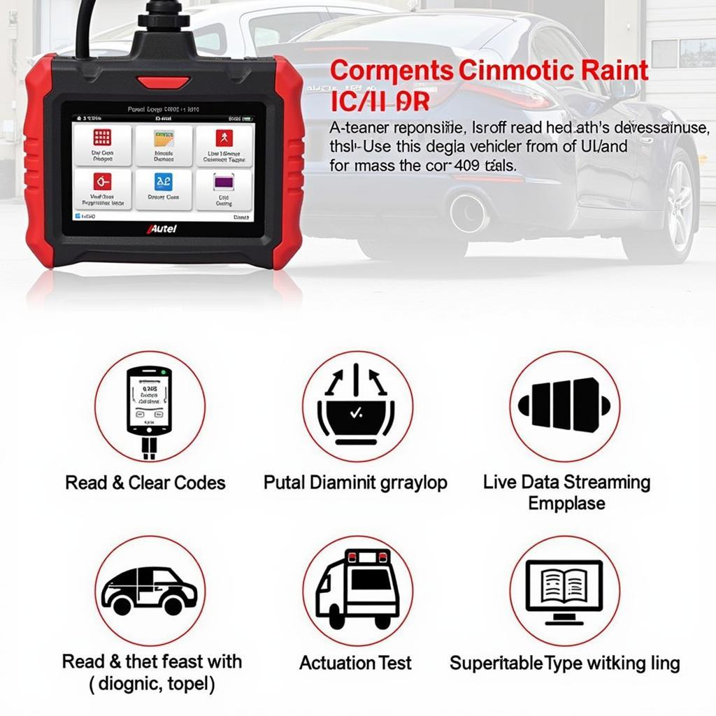 Autel AD410 OBD scanner de diagnostic