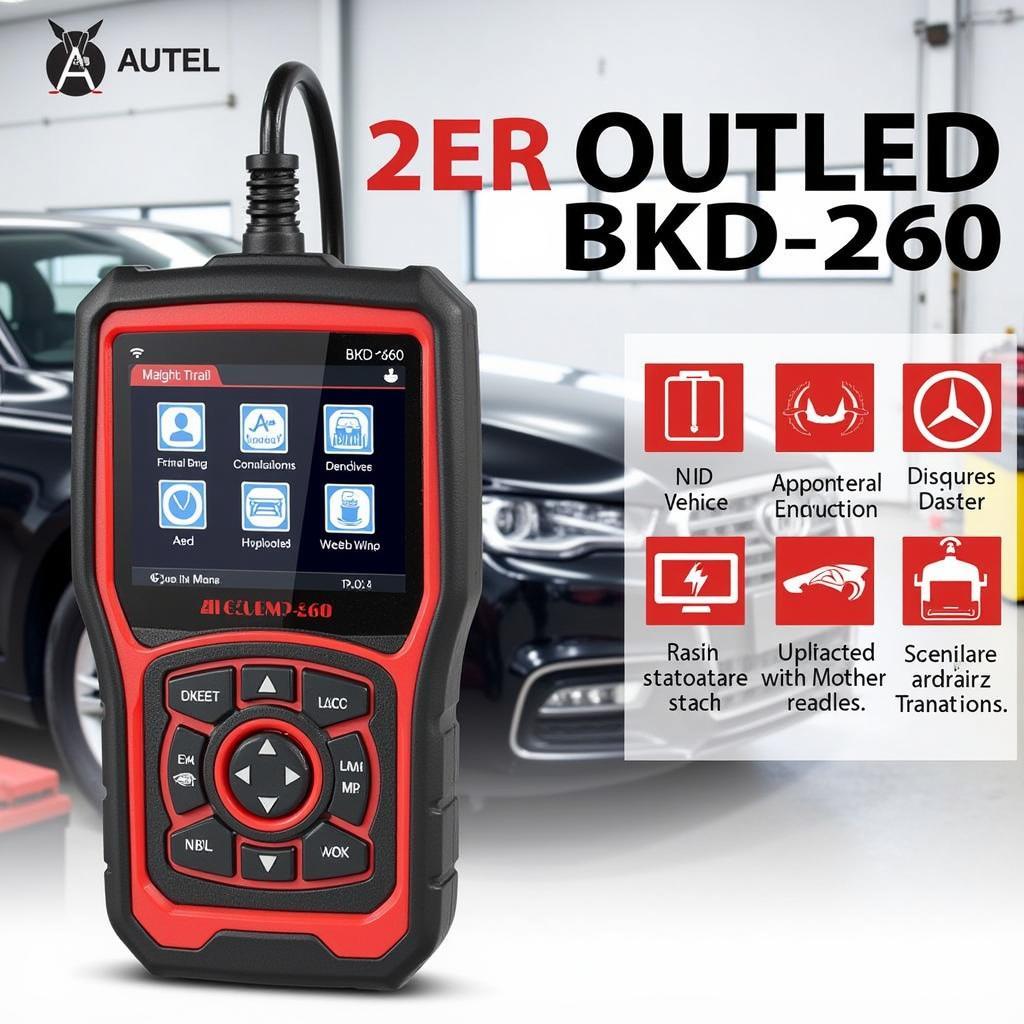 Autel BKD-260 scanner de diagnostic automobile