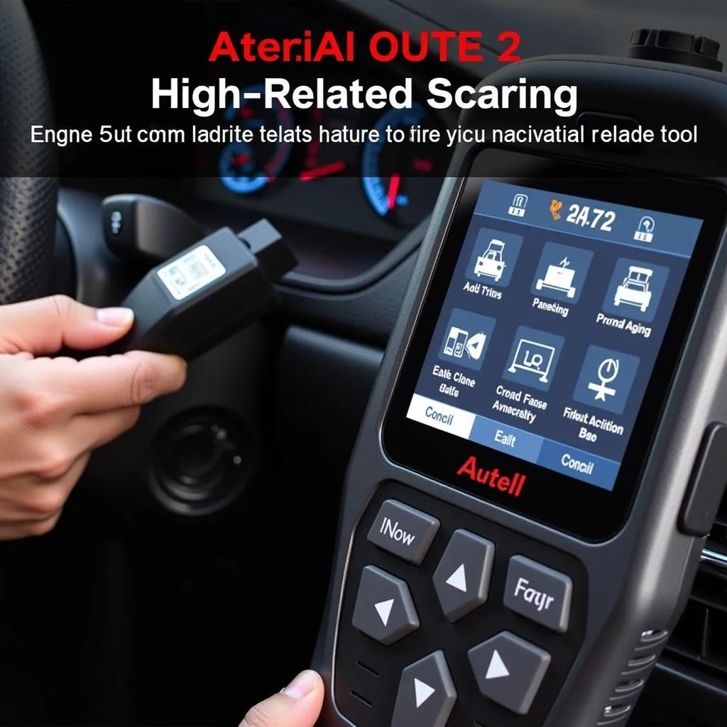 Diagnostic Moteur Autel Elite 2