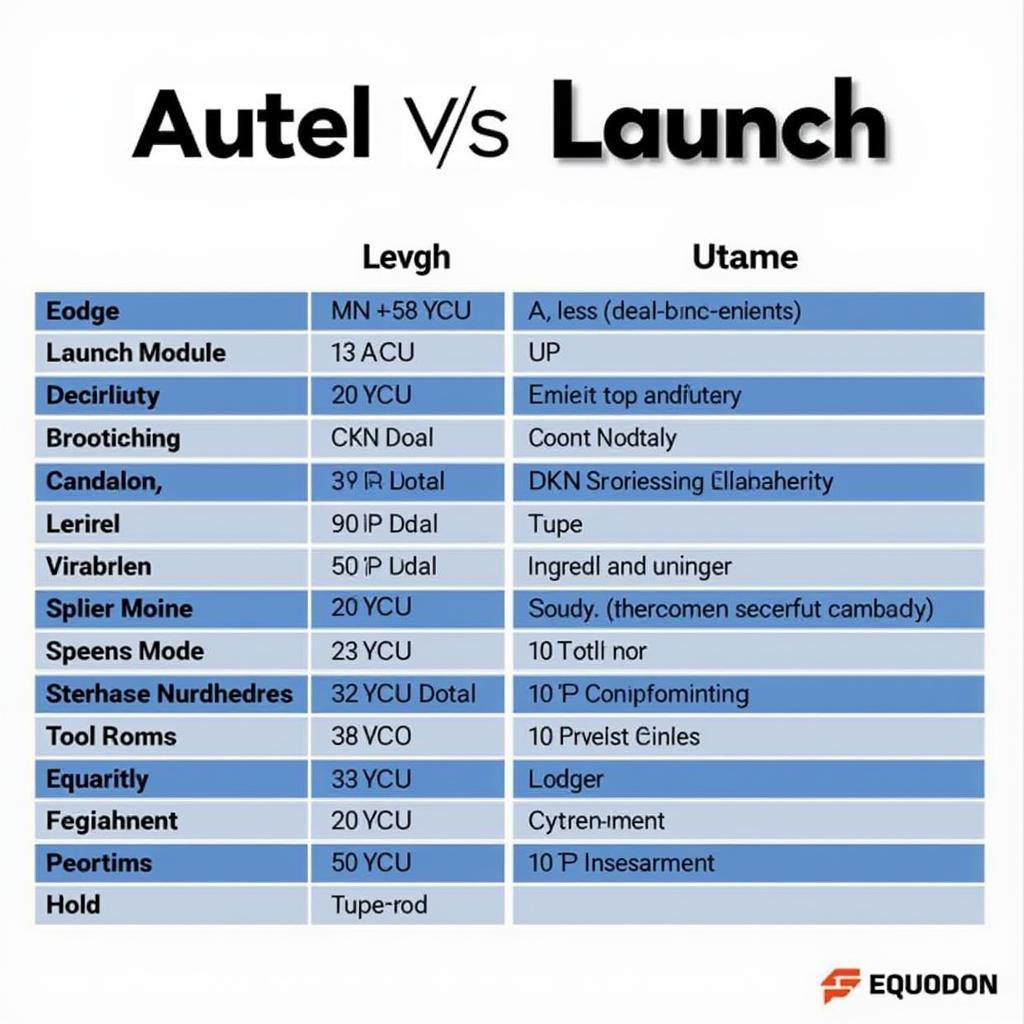 Comparaison des outils de diagnostic Autel et Launch