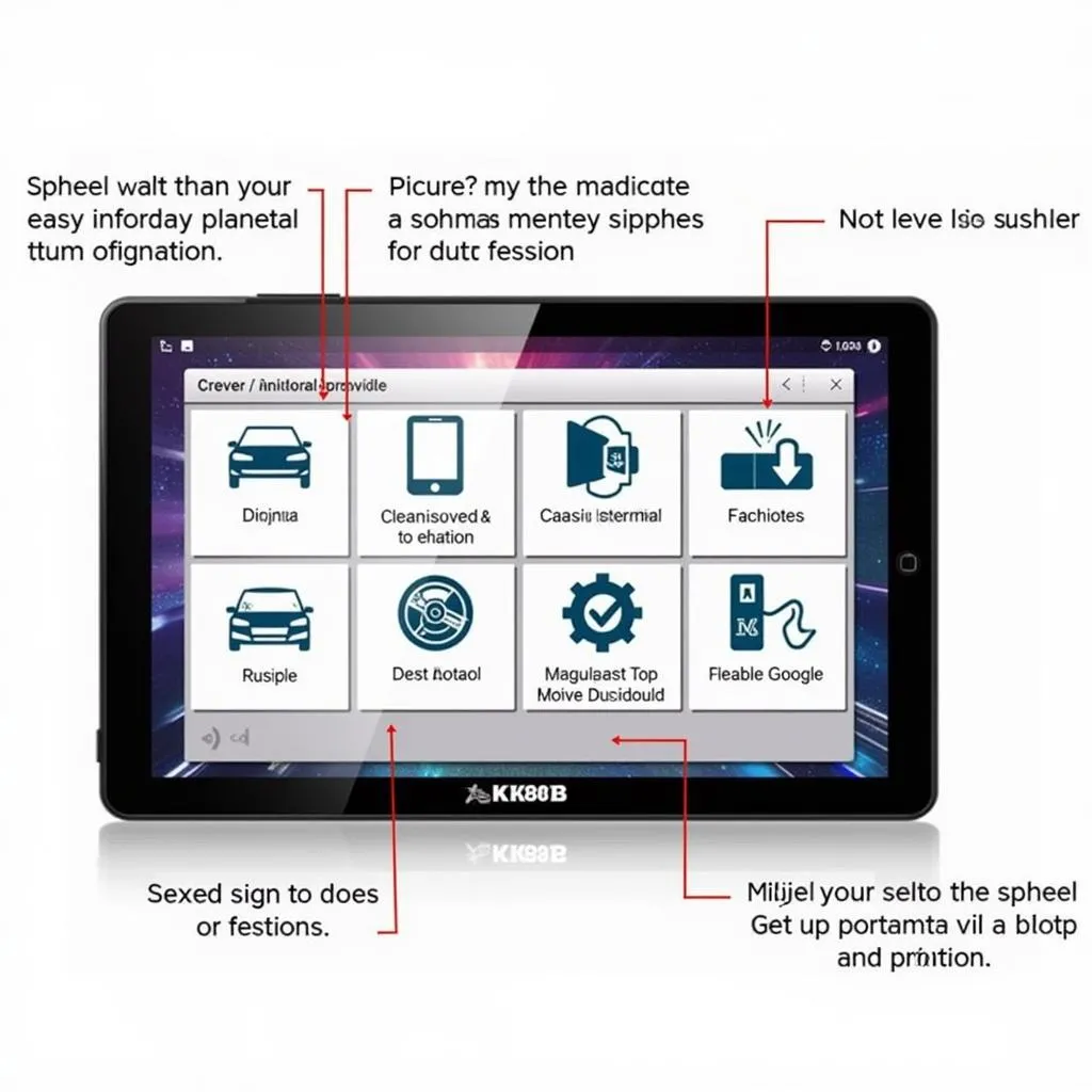 Autel MK808 Interface Intuitive