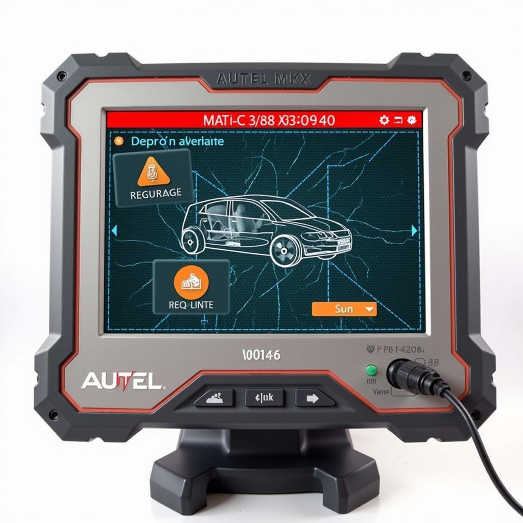 Interface utilisateur intuitive de l'Autel MKX