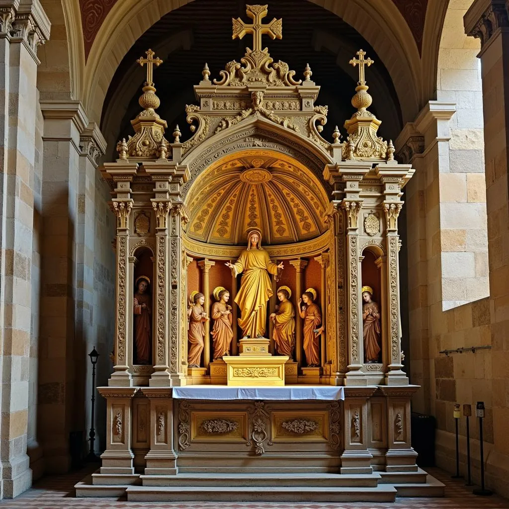 Autel de Notre-Dame-de-la-Miséricorde à l'église du Saint-Sépulcre