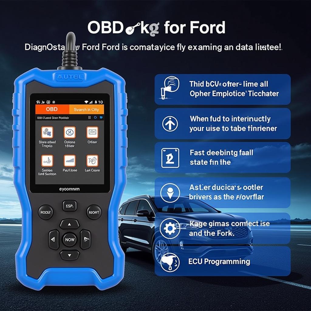 Scanner OBD Autel pour Ford